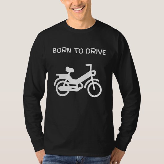 Moped moped two stroke 2 stroke saying motorbike t tシャツ (正面)