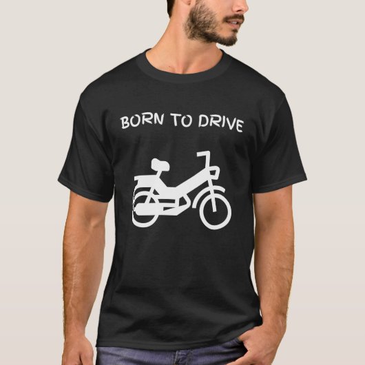 Moped moped two stroke 2 stroke saying motorbike t tシャツ (正面)