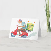 Moped Pizza Delivery カード