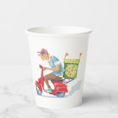 Moped Pizza Delivery 紙コップ (正面)