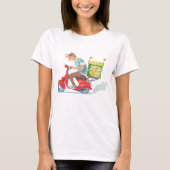 Moped Pizza Delivery Tシャツ (正面)