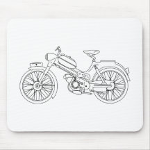 Moped PUCH MS 50モータースクーター設計図