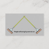 Mopsデザインプロフェッショナルのクリーニング 名刺 (裏面)