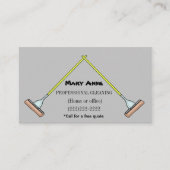 Mopsデザインプロフェッショナルのクリーニング 名刺 (正面)