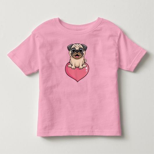 Mops トドラーTシャツ (正面)