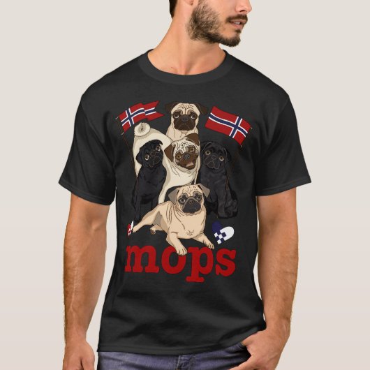 MOPS! (ノルウェー版!) Tシャツ (正面)