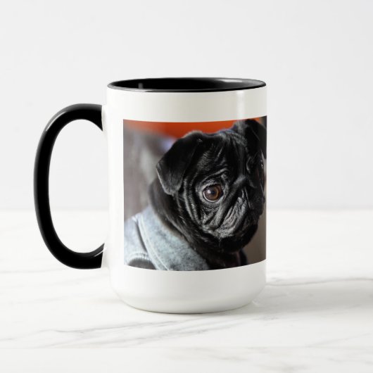 Mops マグカップ (左)