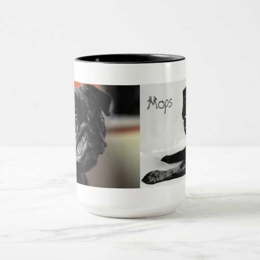 Mops マグカップ (中央)
