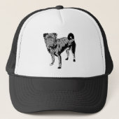 Mops Jack monochrom キャップ (正面)