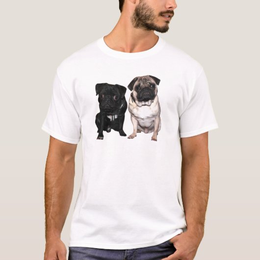Mops Jack und Richi Tシャツ (正面)