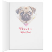 Mops Valentinstagkarte  (内側 (右))