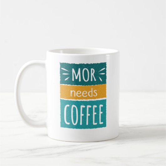 Mor Needs Coffee Mug コーヒーマグカップ (左)