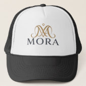 MORA Essential Cap (Black and White) キャップ (正面)