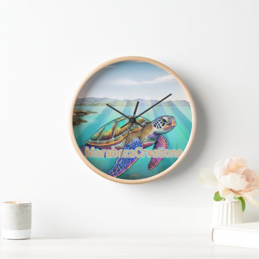 Morabeza turtle clock  壁時計 (ホーム)