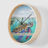 Morabeza turtle clock  壁時計 (傾斜)