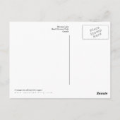 moraine湖の郵便はがき ポストカード (裏面)