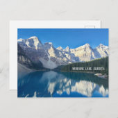 Moraine Lake，カナダのはがき ポストカード (正面/裏面)