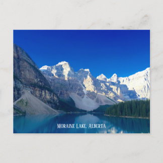 Moraine Lake，カナダのはがき ポストカード