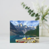 Moraine Lake，カナダのはがき ポストカード (スタンド正面)