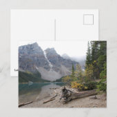 Moraine Lake, Alberta,カナダ – はがき (正面/裏面)
