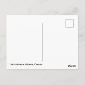 Moraine Lake, Alberta,カナダ – はがき (裏面)