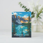 Moraine Lake Banff Valley of Ten Peaks ポストカード (スタンド正面)