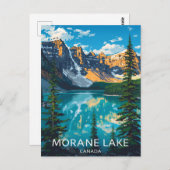 Moraine Lake Banff Valley of Ten Peaks ポストカード (正面/裏面)