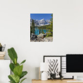 Moraine Lake, Canadian Rockies,アルバータ,カナダ ポスター (ホームオフィス)