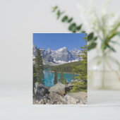 Moraine Lake, Canadian Rockies，アルバータ，カナダ ポストカード (スタンド正面)