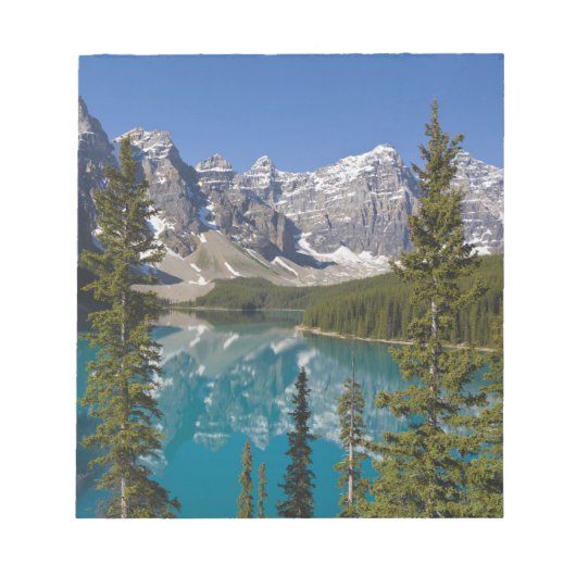 Moraine Lake, Canadian Rockies, Alberta, Canada 2 ノートパッド (正面)