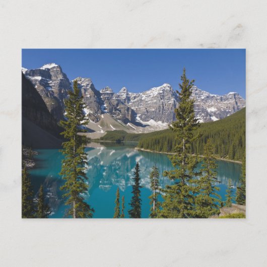 Moraine Lake, Canadian Rockies, Alberta, Canada 2 ポストカード (正面)