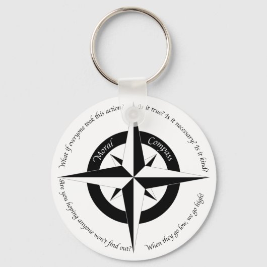 Moral Compass Keychain キーホルダー (正面)