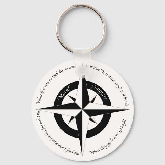 Moral Compass Keychain キーホルダー | Zazzle.co.jp