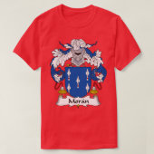 Moran Coat of Arms Family Crest  Tシャツ (デザイン正面)