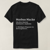 Morbus Macke Dictionary Emergency Service Tシャツ (デザイン正面)