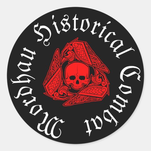 Mordhau歴史的戦闘のステッカーシート ラウンドシール (正面)