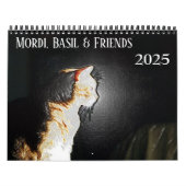 Mordi, Basil & Friends Cat Calendar 2025 カレンダー (カバー)