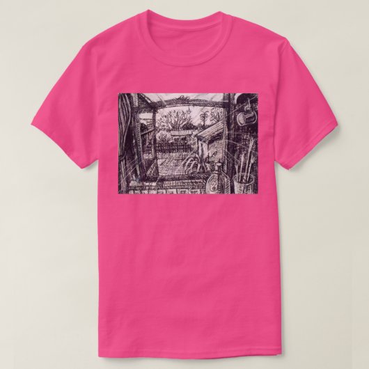 Mordialloc Nのキッチンウィンドウの朝 Tシャツ (デザイン正面)