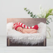 More メリー  The Holiday Birth Announcement シーズンカード (スタンド正面)