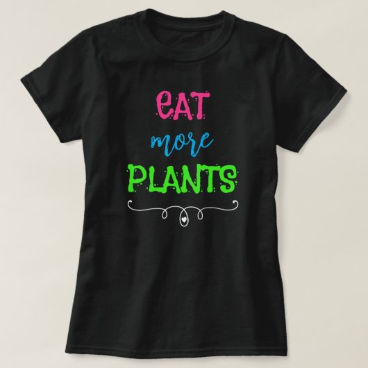 More 食べ Plants Women's T-Shirt Tシャツ (デザイン正面)