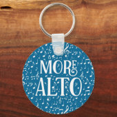 More Alto - Blue White Singer キーホルダー (正面)