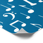 More Alto - Blue White Singer ポスター (角)