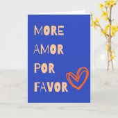 More amor por favor カード (黄色い花)