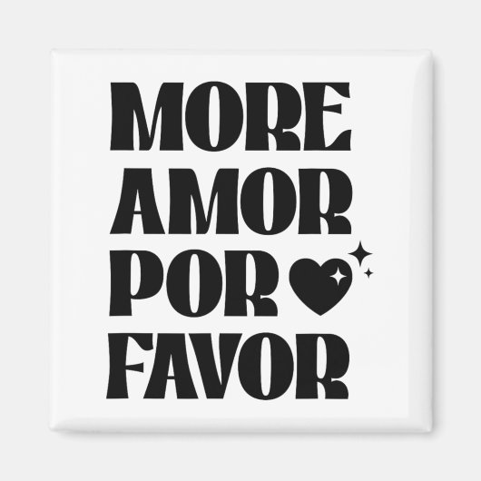 More Amor R Favor Retro Love Valentine Aestheti  マグネット (正面)