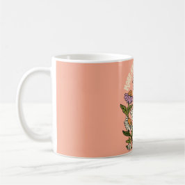 More Being Less Doing Self Care Floral Mug コーヒーマグカップ