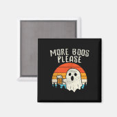 More Boosお願い幽霊ビールレトロハロウィーンDrinki マグネット (正面/裏面)