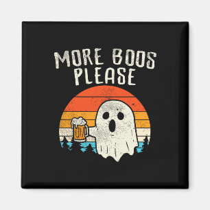 More Boosお願い幽霊ビールレトロハロウィーンDrinki マグネット