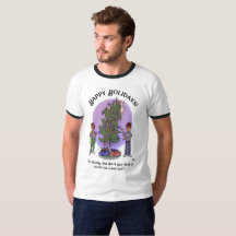 More Cat Christmas Men's Ringer Tシャツ