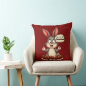 More Chocolate – Funny Easter Bunny - almofada クッション (椅子)