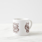 More Coffee Please - Funny Coffee Lover エスプレッソカップ (正面右)
